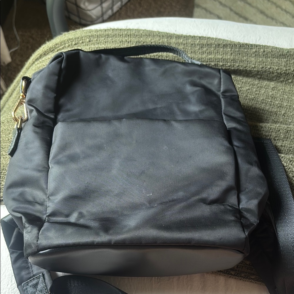 A New Day Black Backpack with Clean Design